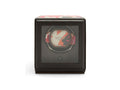 Rotor de relojes WOLF Elements Fire, 1 Reloj, Rojo, Piel Vegana, 665172