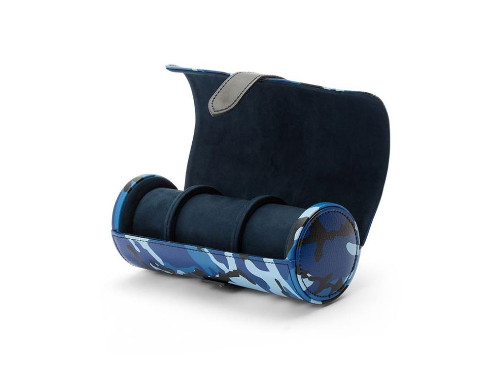 Estuche de relojes WOLF Elements Water, 3 Relojes, Azul, Piel Vegana, 665271