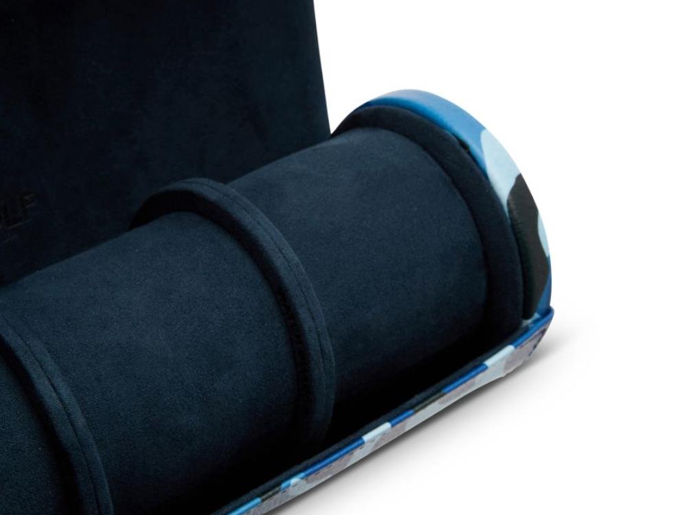 Estuche de relojes WOLF Elements Water, 3 Relojes, Azul, Piel Vegana, 665271