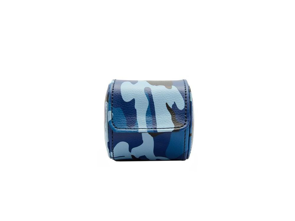 Estuche de relojes WOLF Elements Water, 1 Reloj, Azul, Piel Vegana, 665371