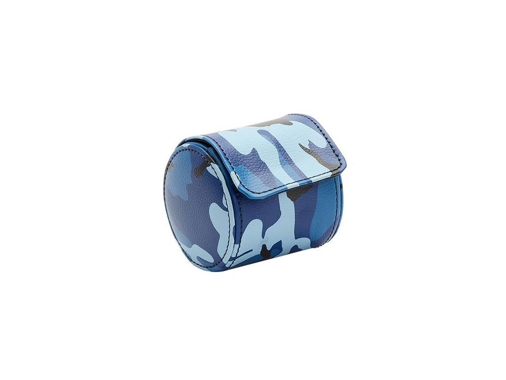 Estuche de relojes WOLF Elements Water, 1 Reloj, Azul, Piel Vegana, 665371