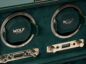 Rotor de relojes WOLF British Racing, 3 Relojes, Verde, 792341