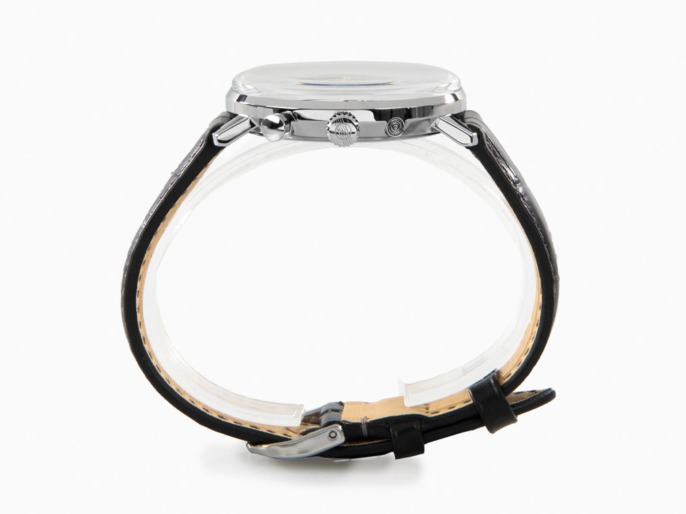 Reloj de Cuarzo Zeppelin LZ 129 Hindenburg Moonphase, Plata, 40 mm, 7036-1