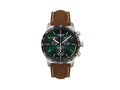 Reloj de Cuarzo Zeppelin Night Cruise, Verde, 42 mm, Cronógrafo, Día, 7288-4