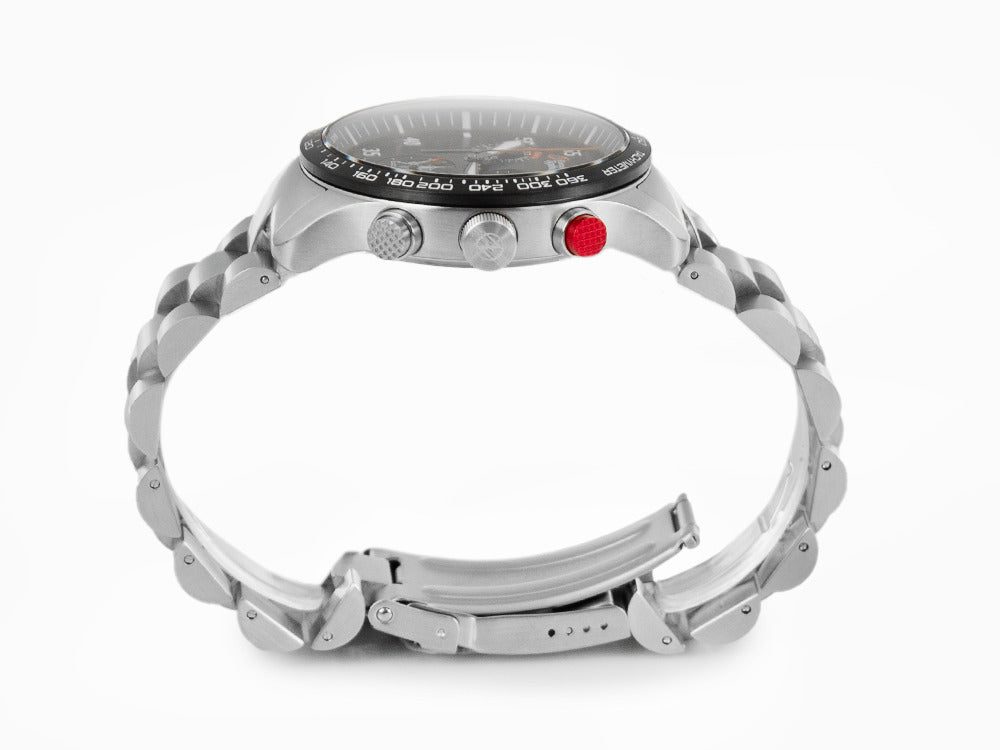Set Reloj de Cuarzo Zeppelin Eurofighter, Azul, Día, Correa de piel, 7298M-3