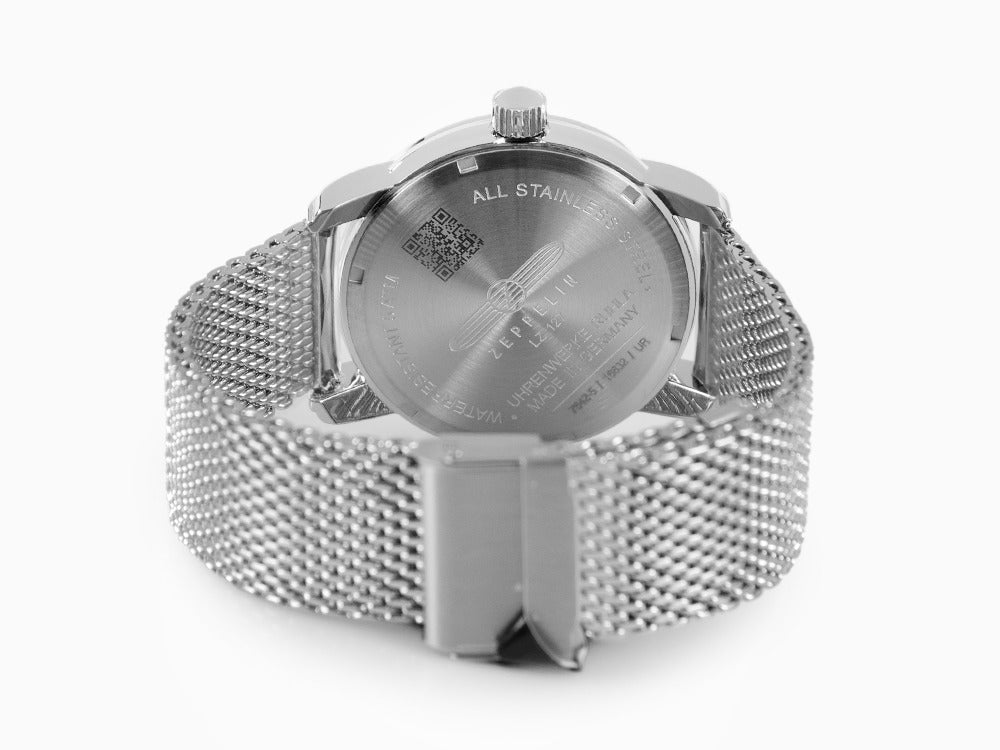 Reloj de Cuarzo Zeppelin LZ 127 Graf Zeppelin, Beige, 42 mm, GMT, 7642M-5