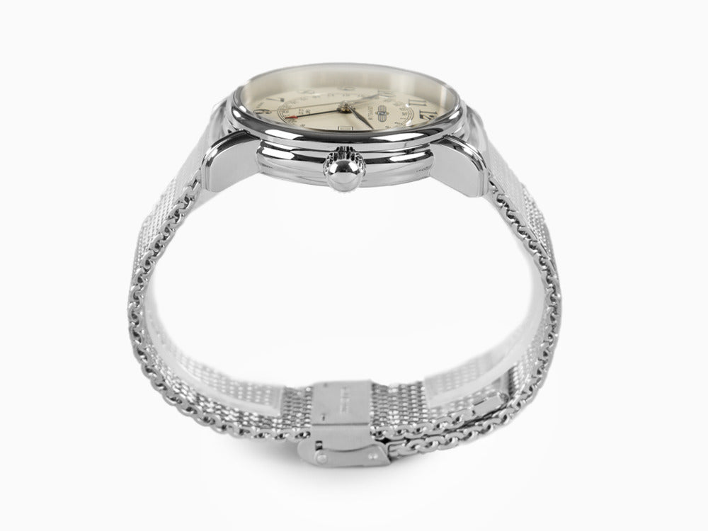 Reloj de Cuarzo Zeppelin LZ 127 Graf Zeppelin, Beige, 42 mm, GMT, 7642M-5