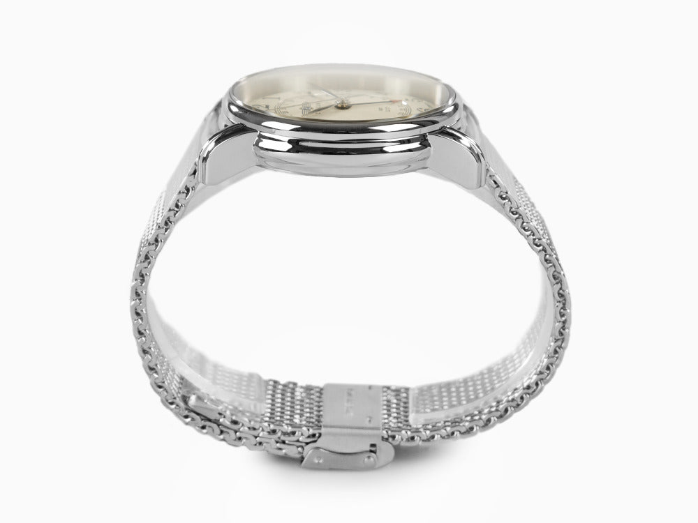 Reloj de Cuarzo Zeppelin LZ 127 Graf Zeppelin, Beige, 42 mm, GMT, 7642M-5