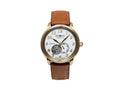 Reloj Automático Zeppelin LZ 127 Graf Zeppelin, PVD Oro, Blanco, 40 mm, 7664-1