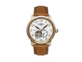 Reloj Automático Zeppelin LZ 127 Graf Zeppelin, PVD Oro, Blanco, 40 mm, 7664-1