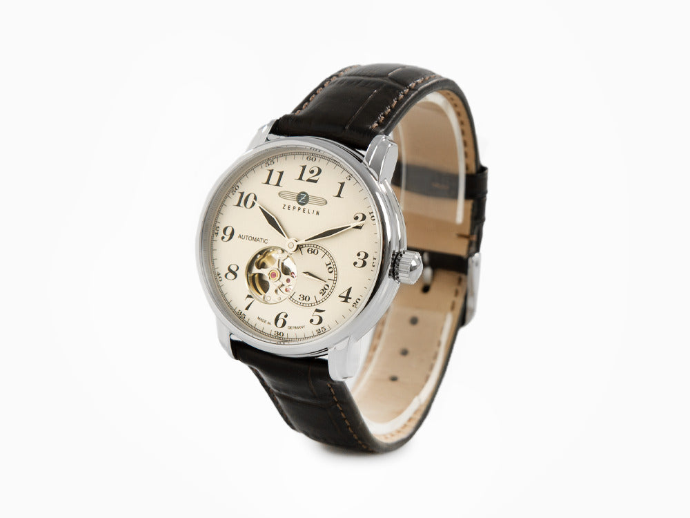 Reloj Automático Zeppelin LZ 127 Graf Zeppelin, Beige, 40 mm, 7666-5
