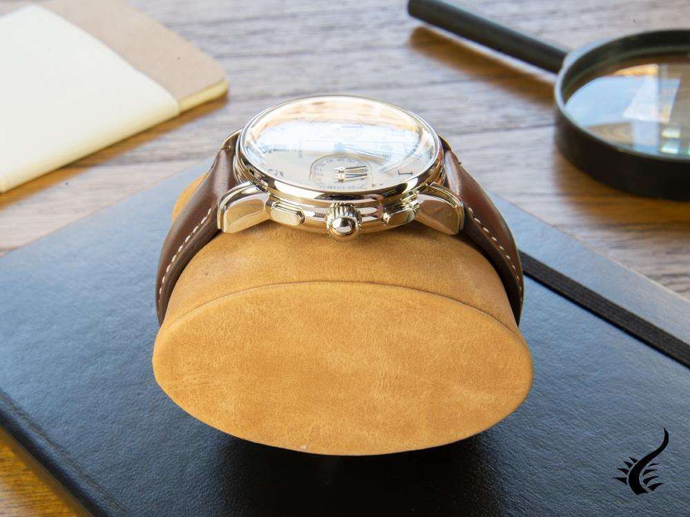 Reloj de Cuarzo Zeppelin LZ 127 Graf Zeppelin, Beige, 42 mm, Cronógrafo, 7678-5
