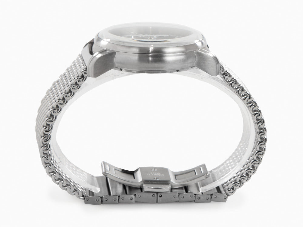 Reloj de Cuarzo Zeppelin 100 Years Zeppelin Ed. 1, Negro, 42 mm, Día, 7680M-2