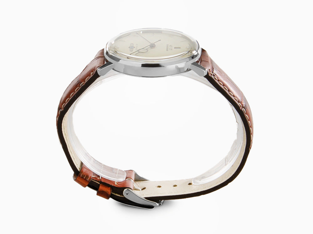 Reloj de Cuarzo Zeppelin LZ 129 Hindenburg, Beige, 40 mm, Día, Piel, 8042-5