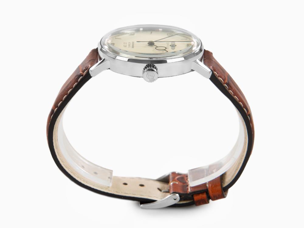 Reloj Automático Zeppelin LZ 129 Hindenburg, Beige, 40 mm, Día, Piel, 8062-5