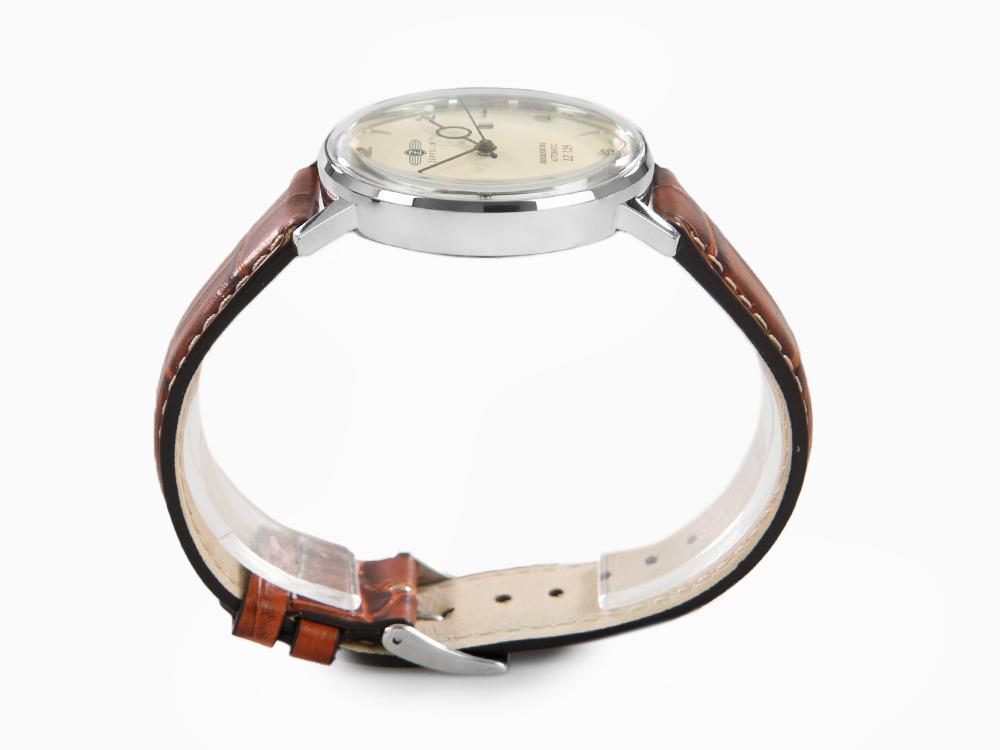 Reloj Automático Zeppelin LZ 129 Hindenburg, Beige, 40 mm, Día, Piel, 8062-5