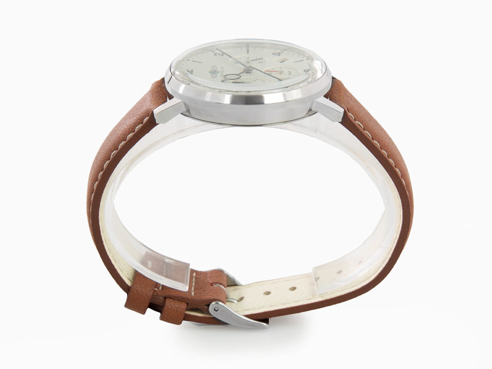 Reloj de Cuarzo Zeppelin LZ 129 Hindenburg, Beige, 41 mm, Día, Piel, 8086-5n