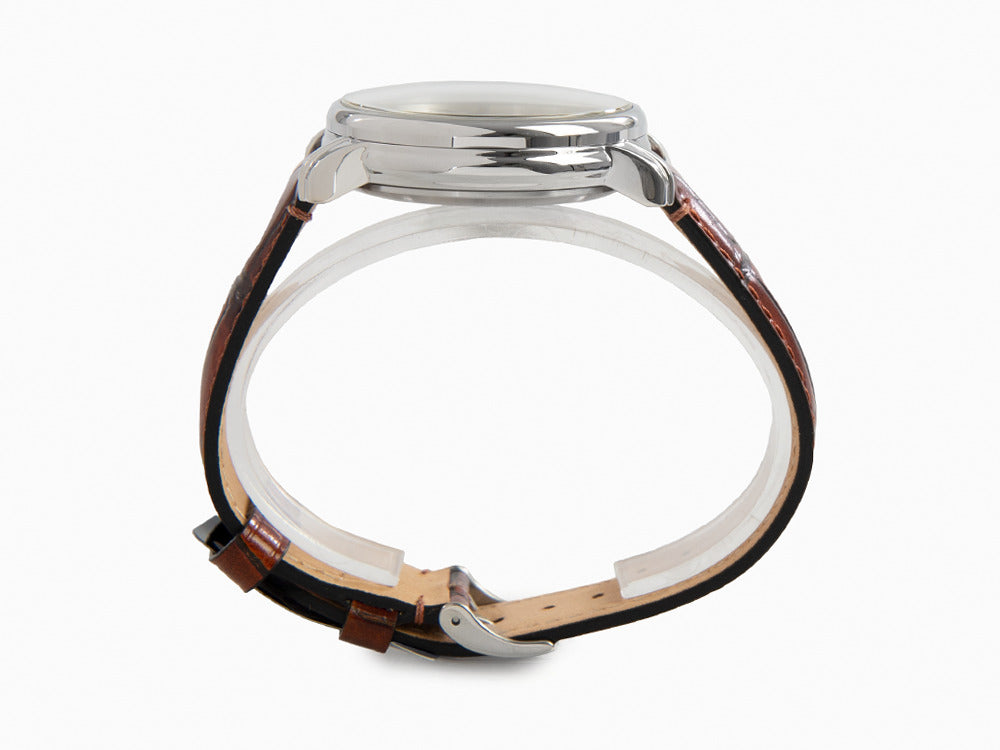 Reloj Automático Zeppelin LZ 120 Bodensee, Beige, 40cm, Correa de piel, 8166-1