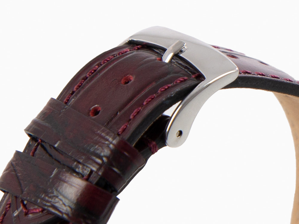 Reloj Automático Zeppelin LZ 120 Bodensee, Rojo, 40cm, Correa de piel, 8166-5