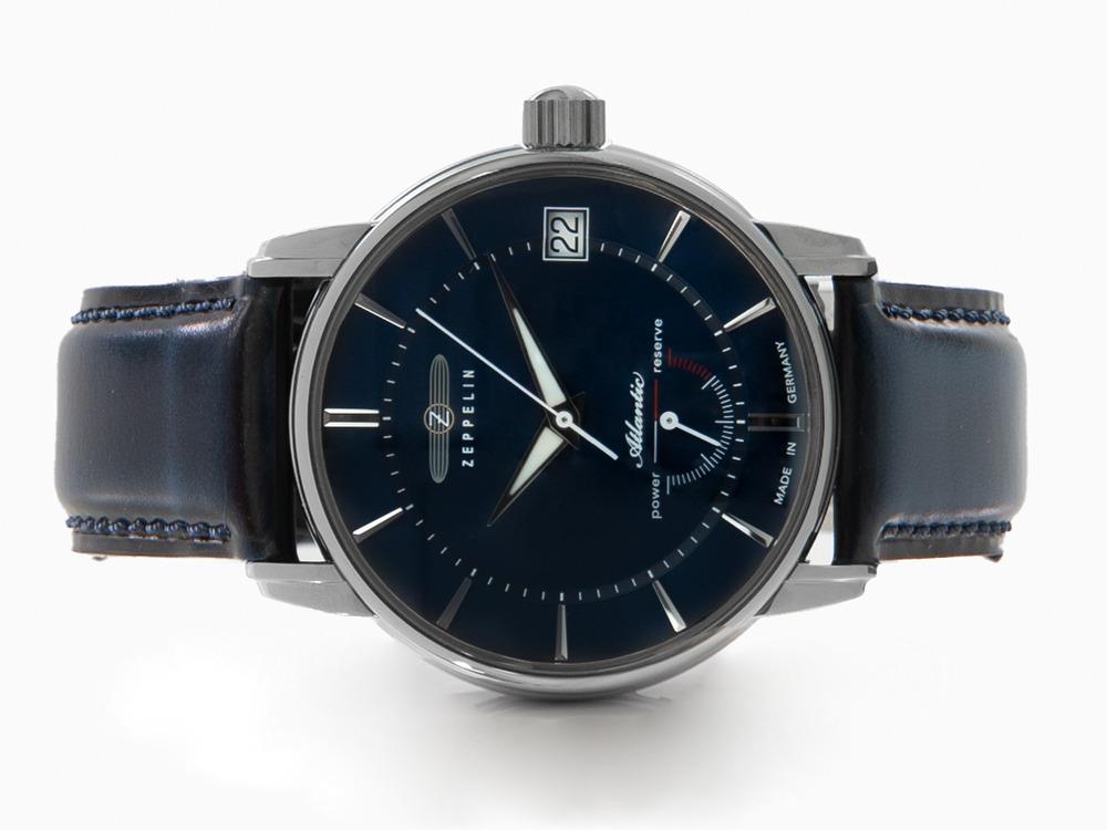 Reloj Automático Zeppelin Atlantic, Azul, 43 mm, Día, LE, 8416-3