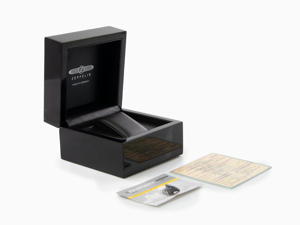 Reloj Automático Zeppelin Atlantic, Azul, 43 mm, Día, LE, 8416-3