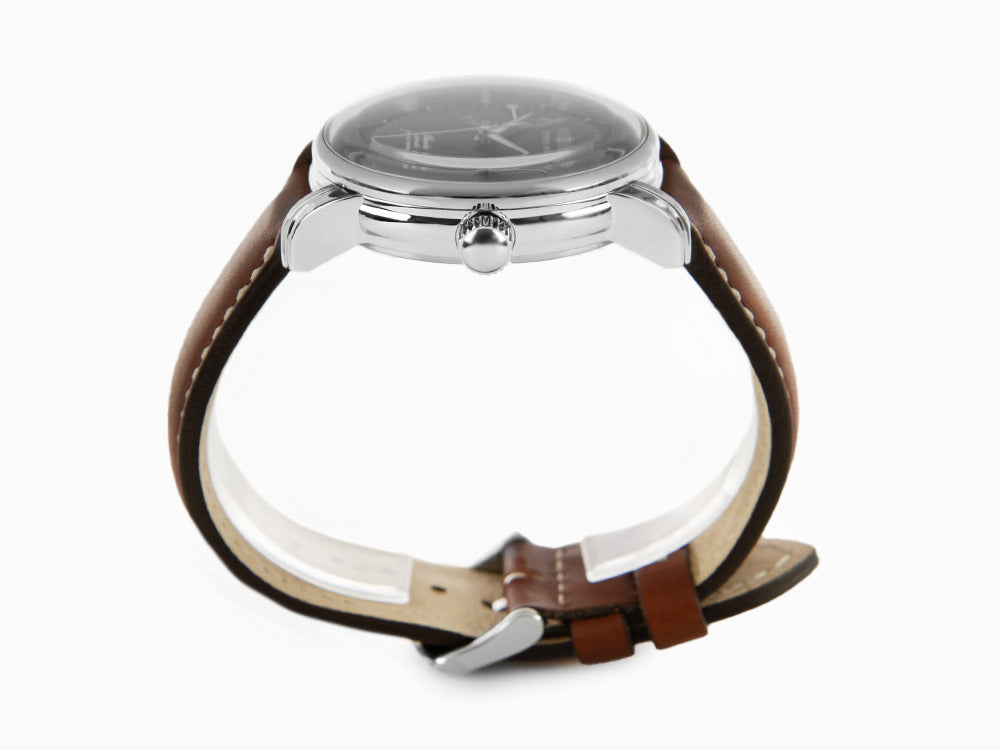 Reloj Automático Zeppelin Atlantic, Azul, 42 mm, Día, Correa de piel, 8462-3