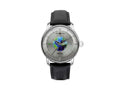 Reloj Automático Zeppelin Atlantic GMT, Plata, 42 mm, Correa de piel, 8468-1