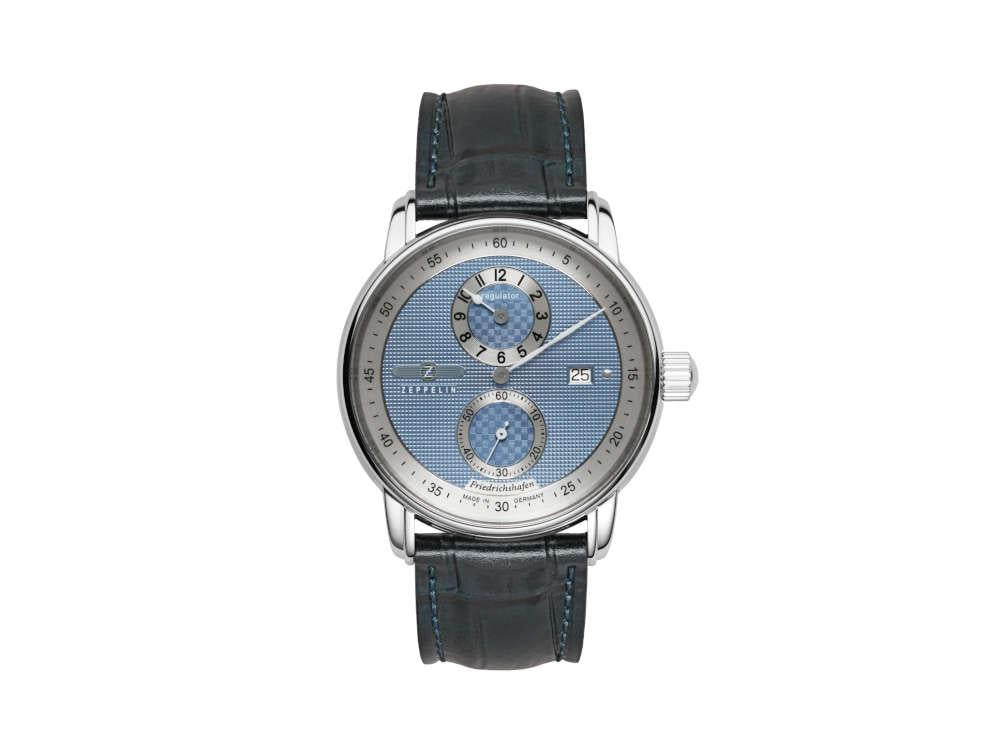 Reloj Automático Zeppelin Friedrichshafen Regulator, Azul, 42 mm, Día, 8522-3