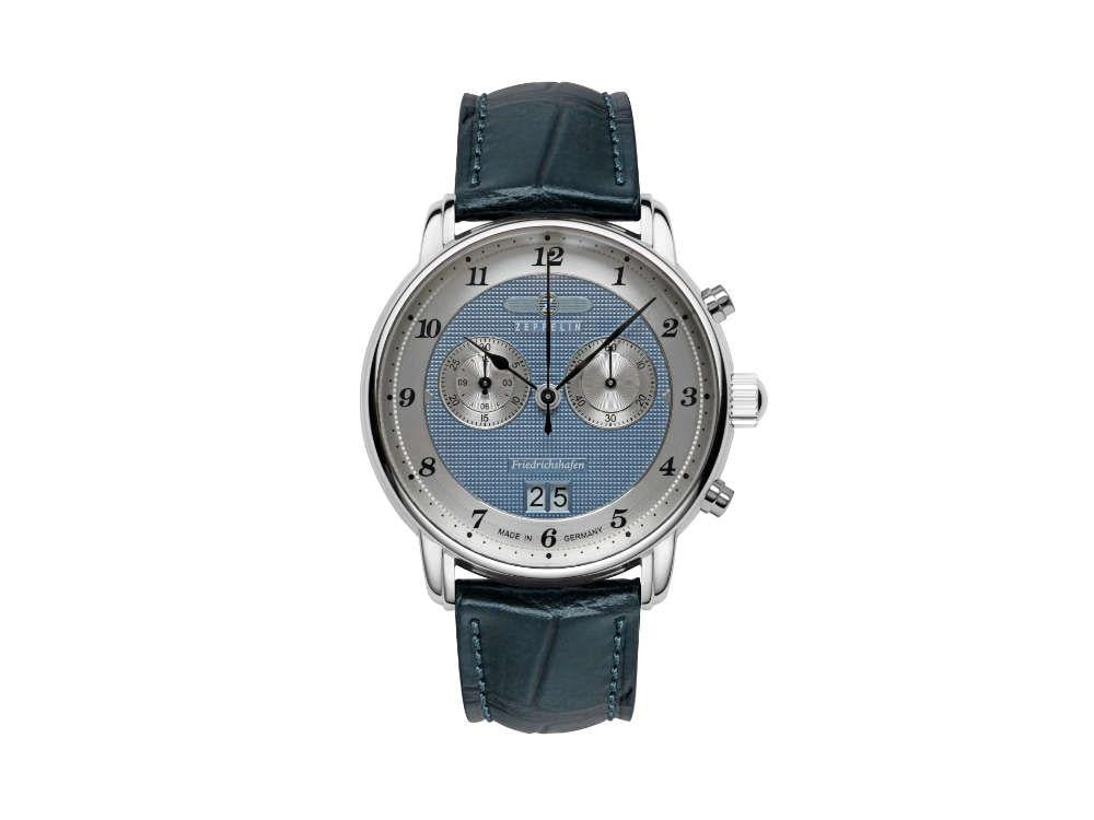 Reloj de Cuarzo Zeppelin Friedrichshafen, Azul, 40 mm, Cronógrafo, 8584-3
