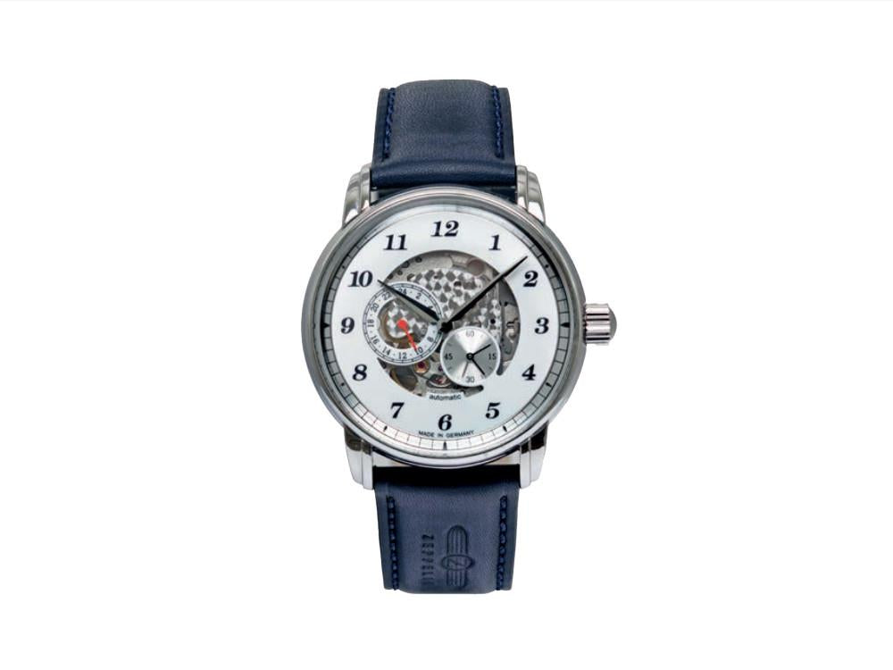Reloj Automático Zeppelin Captain Line, Blanco, 42 mm, 8658-3