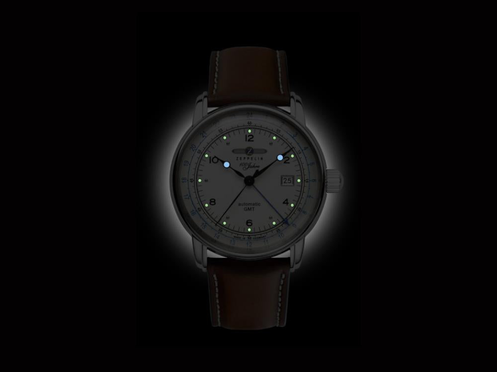 Reloj Automático Zeppelin 100 Years Zeppelin Ed. 1, 42 mm, Día, 8666-1