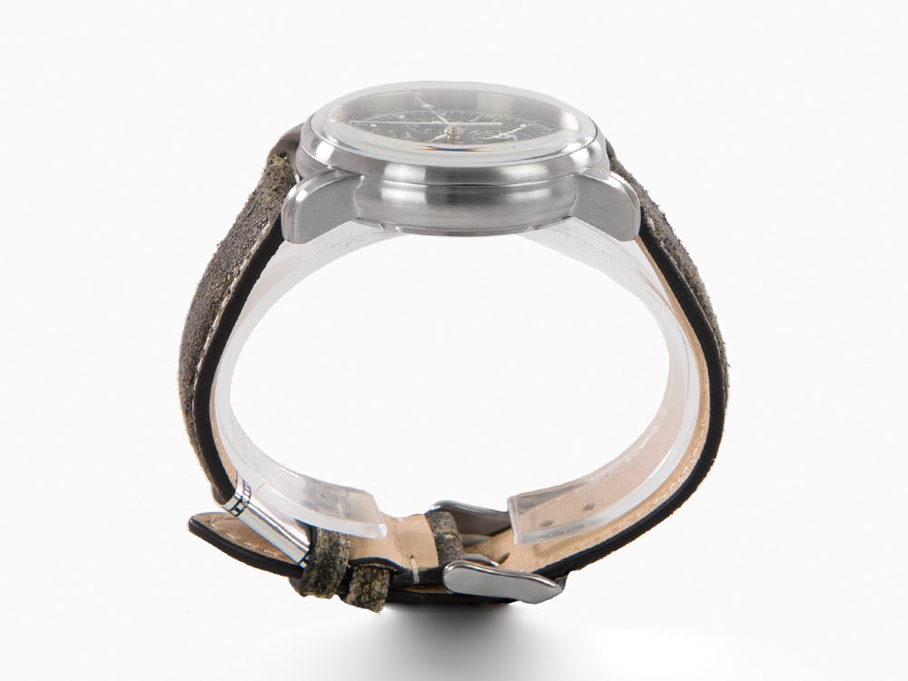 Reloj de Cuarzo Zeppelin 100 Years Zeppelin Ed. 1, Verde, 42 mm, Día, 8680-4