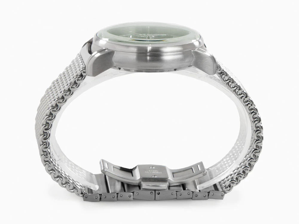 Reloj de Cuarzo Zeppelin 100 Years Zeppelin Ed. 1, Verde, 42 mm, Malla, 8680M-4