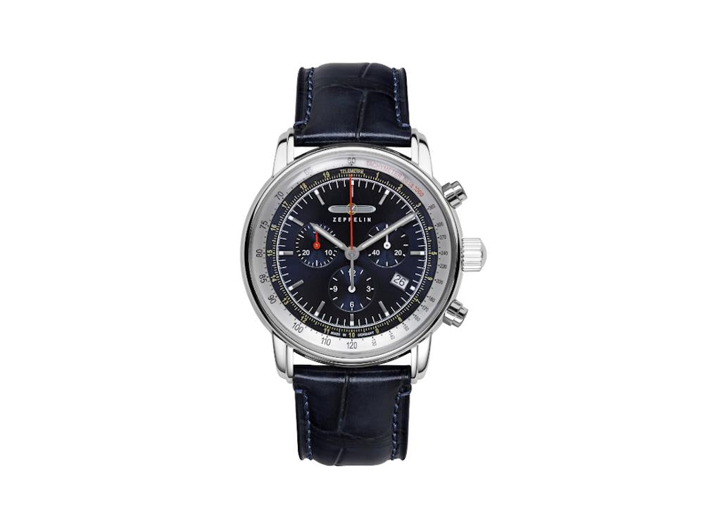 Reloj de Cuarzo Zeppelin LZ14 Marine, Azul, 42 mm, 8888-3