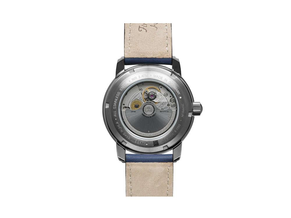 Reloj Automático Zeppelin Méditerranée, Azul, 42 mm, Día, 9690-3