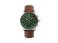 Reloj de Cuarzo Zeppelin LZ 127 Graf Zeppelin, Verde, 40 mm, Cronógrafo, 8684-4