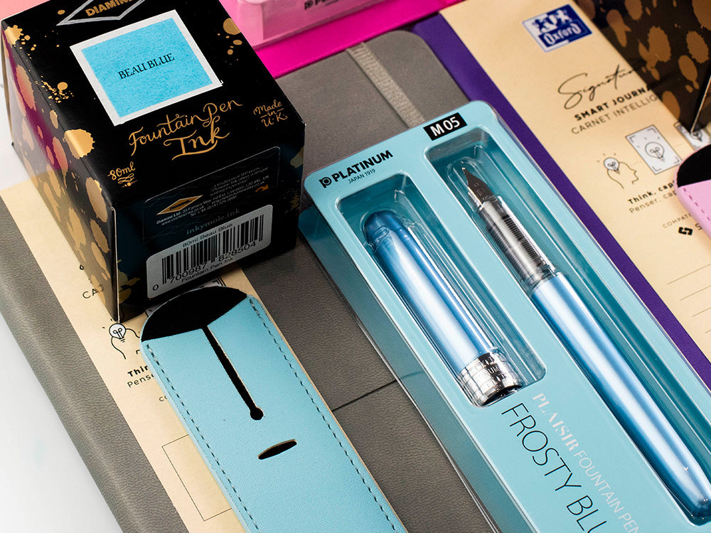 Pack Escritura Azul Gris