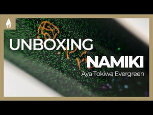 Pluma Estilográfica Namiki Aya Tokiwa Evergreen, Polvo Oro, AYA-TOKIWA