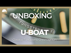 Reloj Automático U-Boat Classico Tungsteno Chronograph, Verde, 45 mm, 9581