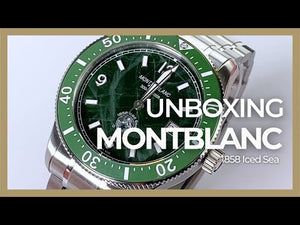 Reloj Automático Montblanc 1858 Iced Sea, Cerámica, Verde, 41 mm, 129373
