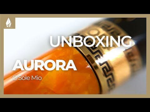 Pluma Estilográfica Aurora Optima O' Sole Mio, Auroloide, Oro, 997-NAO