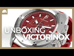 Reloj de Cuarzo Victorinox I.N.O.X. Chrono, Rojo, 43 mm, V241986