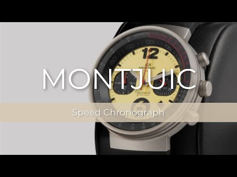 Reloj de Cuarzo Montjuic Speed Chronograph, Blanco, 45 mm, MJ2.0701.S