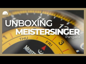 Reloj Automático Meistersinger Pangaea Day Date, 40 mm, Amarillo, S-PDD9Z25