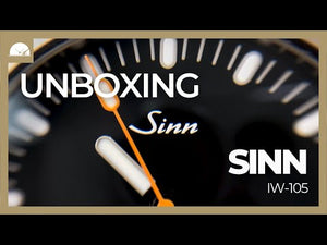 Reloj Automático Sinn IW-105, SW 220-1, 41 mm, Negro, Piel, 105.010 LB3