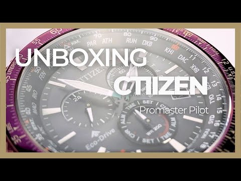 Reloj de Cuarzo Citizen Promaster Pilot, 40.9 mm, Negro, 20 atm, CB5009-55E