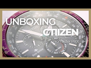 Reloj de Cuarzo Citizen Promaster Pilot, 40.9 mm, Negro, 20 atm, CB5009-55E