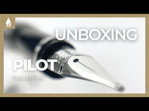 Pluma Estilográfica Pilot Falcon, Negro, Plumín Flexible, Falcon-Black