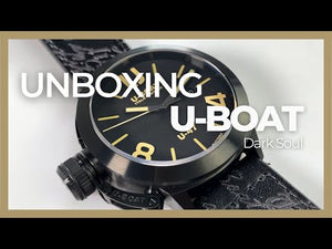 Reloj Automático U-Boat U-47 Classico Dark Soul, Negro, 47 mm, Correa piel, 9160