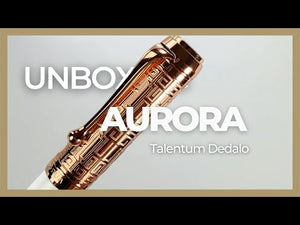 Estilográfica Aurora Talentum Dedalo, PVD Oro rosa, Ed Limitada, D11-PDW
